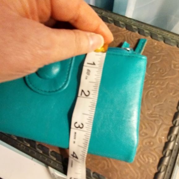 Turquoise Bifold Wallet - Picture 2 of 11